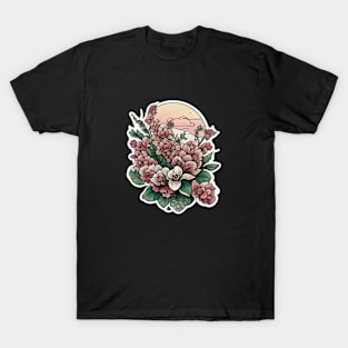 Orchid Bloom Wildflower Flora Vintage Established T-Shirt